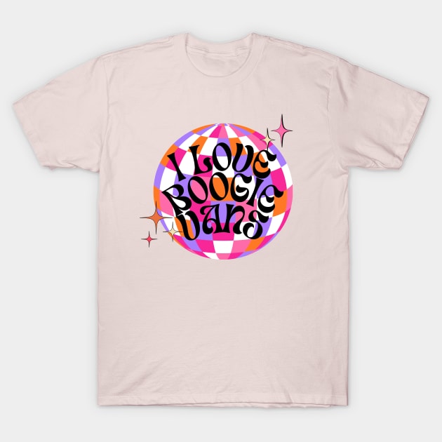 Disco Boogie (Purple) T-Shirt by NextGenVanner